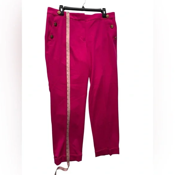 NWT LOFT Fuchsia Pants Size 10 - Picture 4 of 7